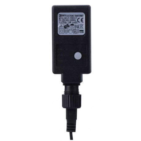 Lampki choinkowe świetliki XMAS vintage czerwony timer ZY1908T IP44 EMOS