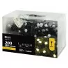 XMAS Christmas tree ball lights warm 200LED 10m ZYK0208 EMOS