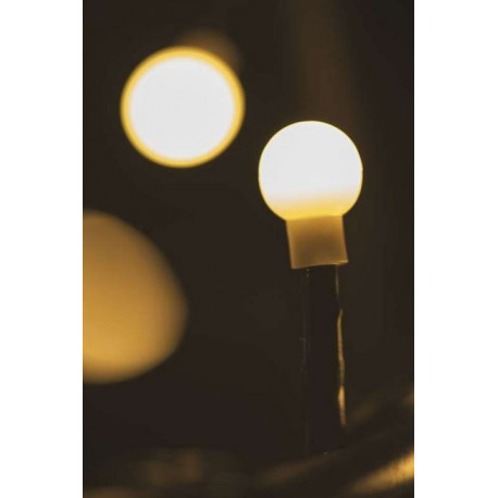 Lampki choinkowe kulki XMAS ciepły 200LED 10m ZYK0208 IP20 EMOS