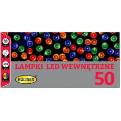Lampki choinkowe LED 50 wewnętrzne multikolor 4,9m Bulinex