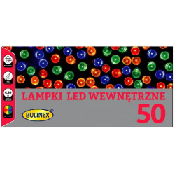 LED Christmas tree lights 50 indoor multicolor 4,9m Bulinex