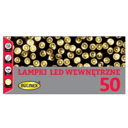 Lampki choinkowe LED 50 wewnętrzne ciepłe 4,9m 20-028 Bulinex