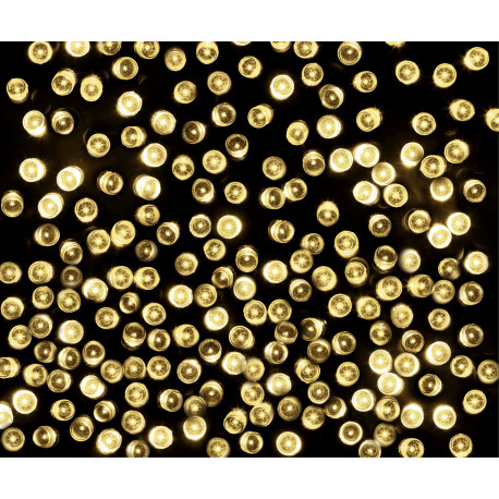 Lampki choinkowe LED 100L wewnętrzne + gniazdo ciepły 5m Bulinex