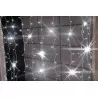 Lampki choinkowe kurtyna 200LED flash 4x1m zimne wewnętrzne Bulinex
