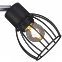 Lampa plafon MIKA K-4567 IV black E27 Kaja