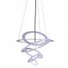 Lampa zwis KORFU K-3450  I biała czarny oplot E27 Kaja