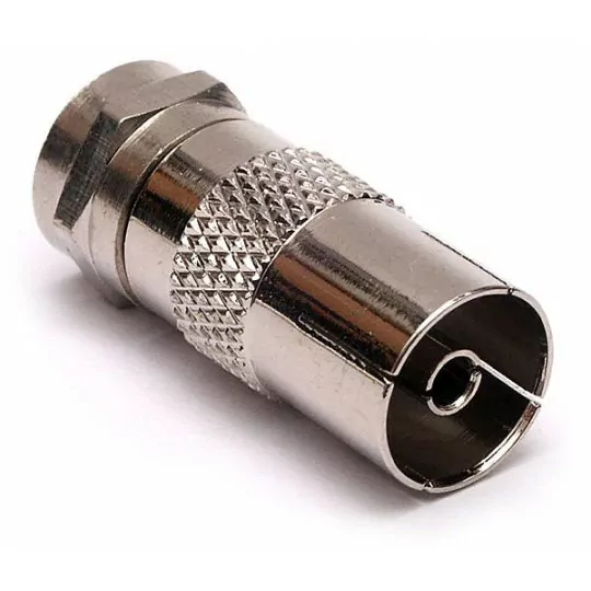 Female antenna F-plug-socket transition E 8270 Female antenna F-plug-socket transition E 8270