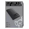 2.5&#34; USB 3.0 drive enclosure DE-001-SM Silver Monkey