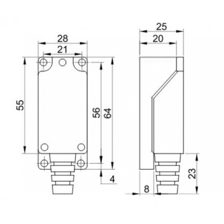 LSME8108 adjustable lever limit switch