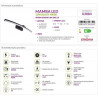 MAMBA LED 12W Black 4000K wall lamp over mirror 03884 STRUHM