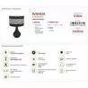 WANDA Black E14 desk lamp 03804 Struhm