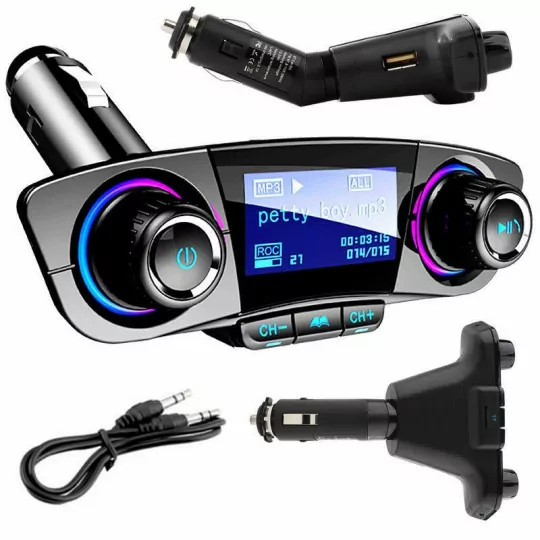 Bluetooth transmitter 5.0 USB 2.1A BT06-BLACK INTERLOOK