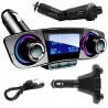 Bluetooth transmitter 5.0 USB 2.1A BT06-BLACK INTERLOOK