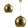 Lampa wisząca kula GALXY 3D K-8003-30 złota Kaja