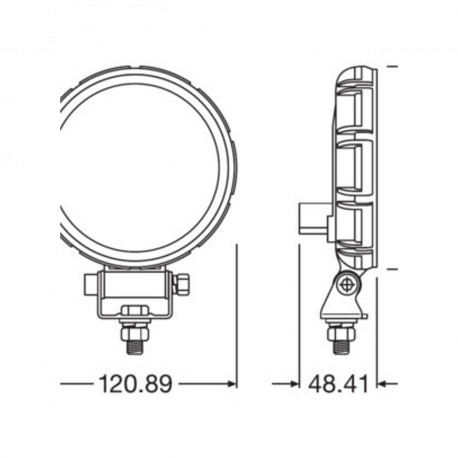 Lampa robocza LEDriving 15W VX120R-WD OSRAM