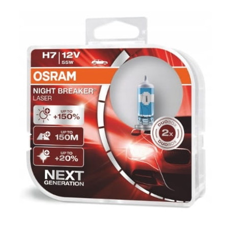 Żarówka H7 12V 55W Night Breaker Laser OSRAM 2szt