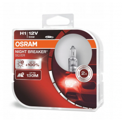 H1 12V 55W Night Breaker Silver OSRAM bulb 2pcs.