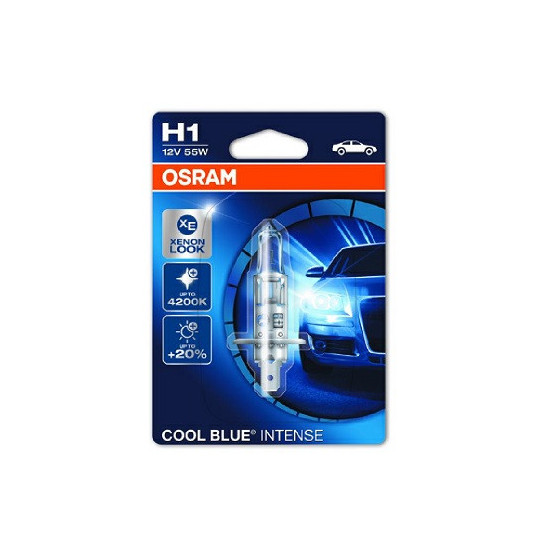 H1 12V 55W Cool Blue Intense OSRAM bulb.