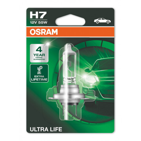H7 12V 55W Ultra Life OSRAM bulb 1pc.