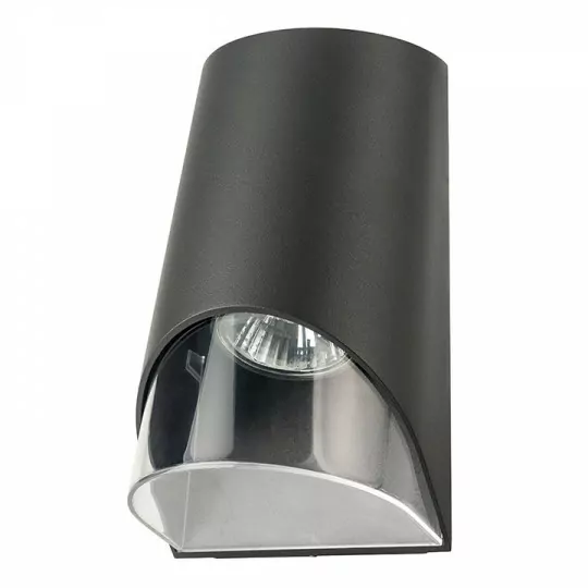 KENT-R-O garden wall lamp black GU10 312228 Polux.