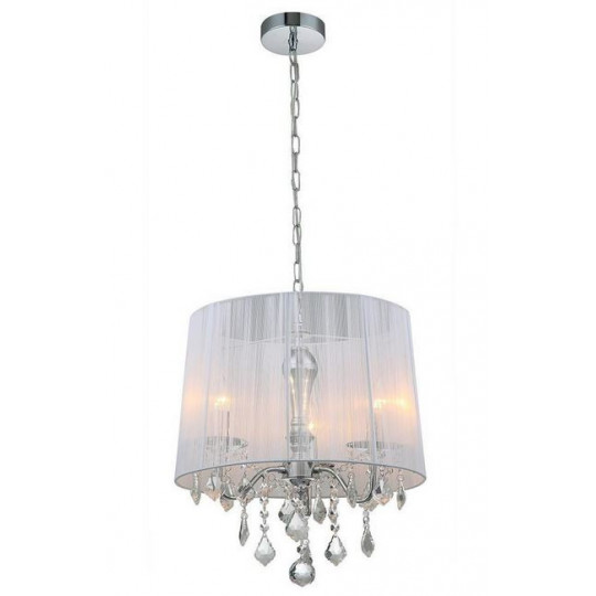 CORNELIA glamour pendant lamp MDM-2572/3 W white E14 Italux
