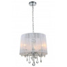 Lampa wisząca CORNELIA glamour MDM-2572/3 W biała E14 Italux