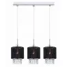 ASTRA MDM1953-3 BK black 3xE14 Italux pendant lamp