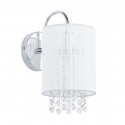 LANA White E14 40W Italux crystal wall lamp