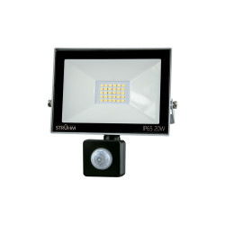 Naświetlacz LED KROMA 20W +PIR 6500K grey 03705