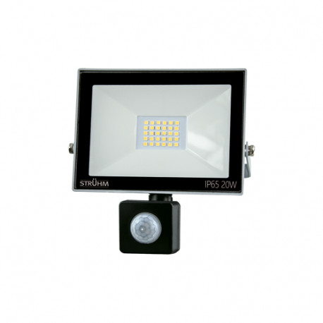LED floodlight KROMA 20W +PIR 6500K grey 03705