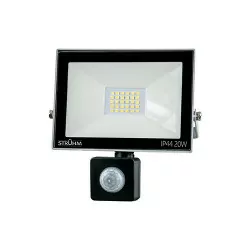 Naświetlacz LED KROMA 20W +PIR 4500K grey 03605