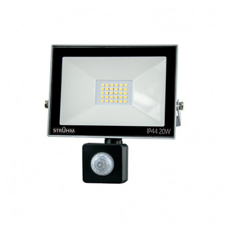 LED floodlight KROMA 20W +PIR 4500K grey 03605