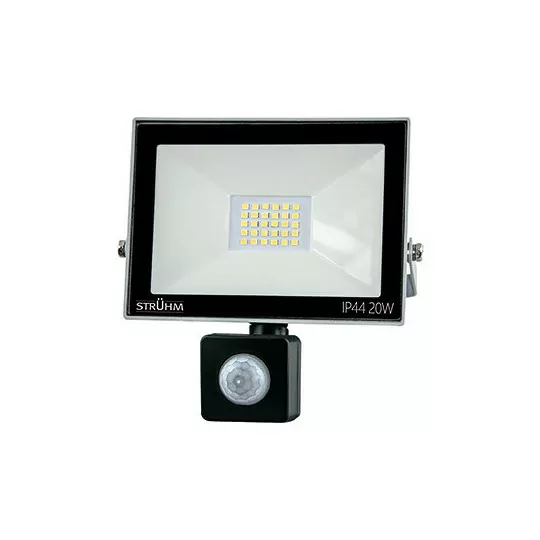 Naświetlacz LED KROMA 20W + czunik ruchu 4500K grey 03605 STRUHM