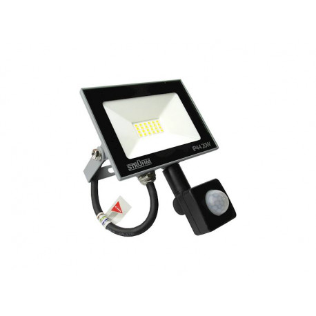 Naświetlacz LED KROMA 20W +PIR 4500K grey 03605