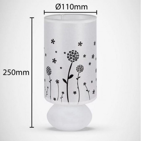 Lampka biurkowa ZYTA FOOT white E14 Struhm