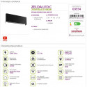 ZELDA LED C 2x5W black STRUHM decorative wall lamp