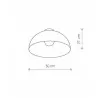 Lampa plafon HEMISPHERE CEILING 6933 White-Gold