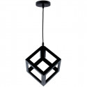 KOSTKA-0100 black E27 geometric pendant lamp Lumiled