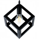 KOSTKA-0100 black E27 geometric pendant lamp Lumiled