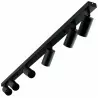 Ceiling strip lamp REFLEKTOR-0120 beam black 6xGU10 Lumiled.