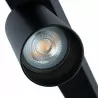 Ceiling strip lamp REFLEKTOR-0120 beam black 6xGU10 Lumiled.