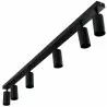 Ceiling strip lamp REFLEKTOR-0120 beam black 6xGU10 Lumiled.