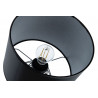 Lampa biurkowa geometryczna DRUCIANA-0165 loft czarna E27 Lumiled