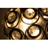 CRYSTAL-0170 wire diamond pendant lamp black E27 Lumiled