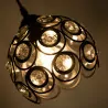 Lampa wisząca KRYSZTAŁ-0170 druciana diament czarna E27 Lumiled