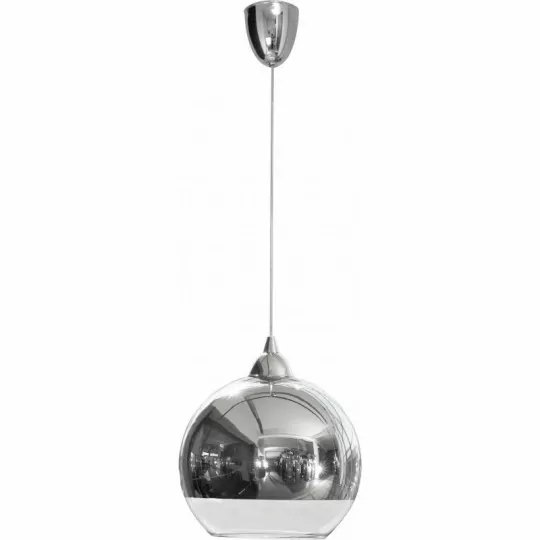 Lampa sufitowa wisząca nad stół kula GLOBE S chrom srebrna 4952