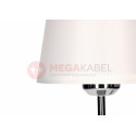 Lampka stołowa MT-507 W-CH biała chrom Vitalux