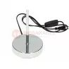 Desk table night light white chrome Vitalux