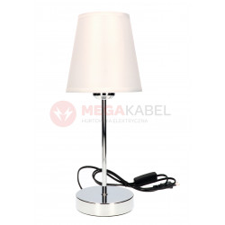 Table lamp MT-507 W-CH white chrome Vitalux