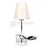 Desk table night light white chrome Vitalux